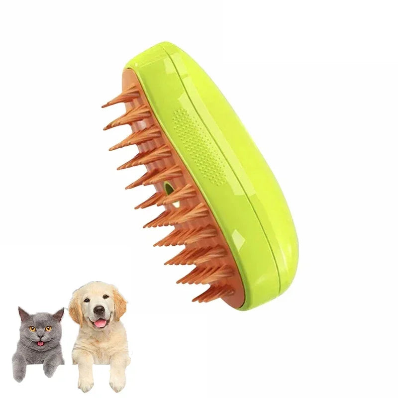 13-Steam Brush for Dogs and Cats – Cleaning, Massage, and Wellness 🐾