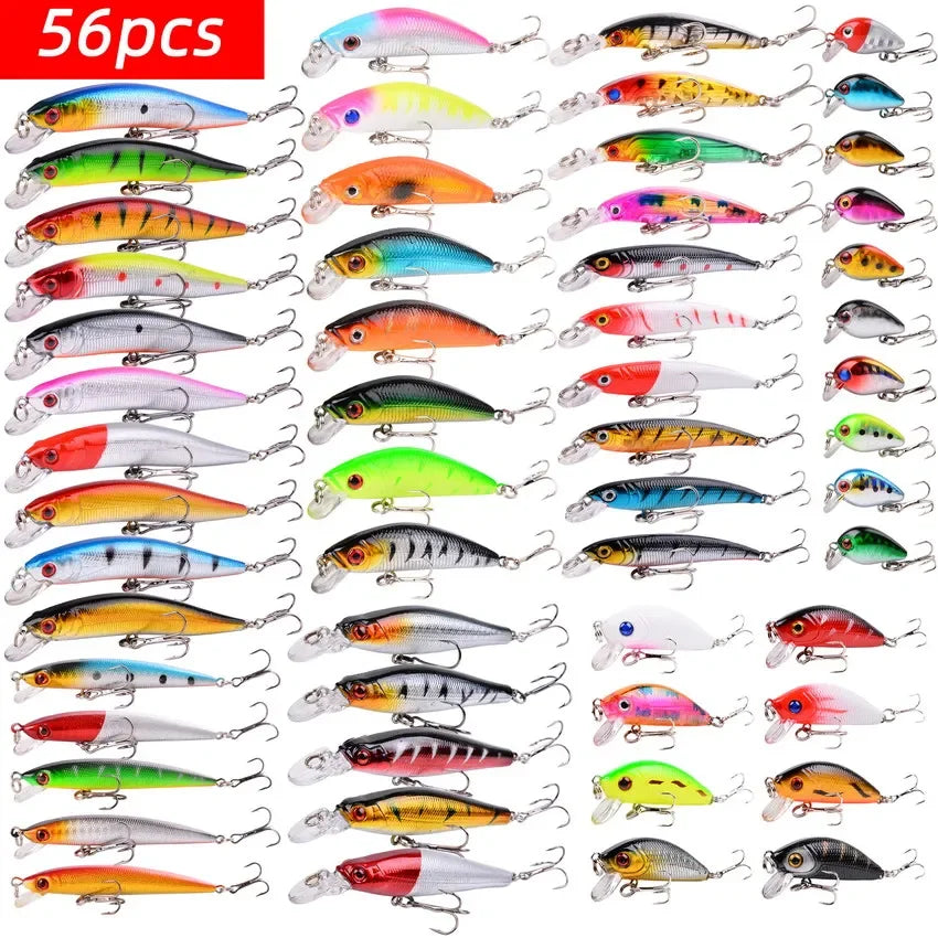26-Fishing Lures Kit esche artificiali