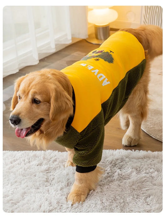 07-Vestitino con scritta Adventure ideale per cani di media grande taglia.