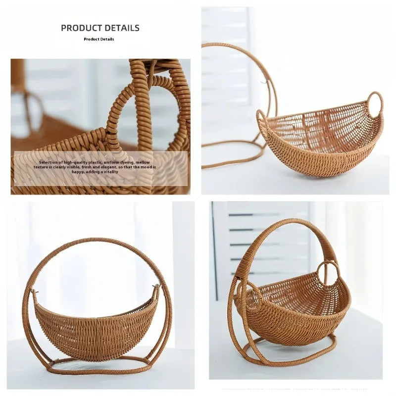 00-aTiragraffi | Amaca per Gatti in Vimini con Design a Cesto Moderno