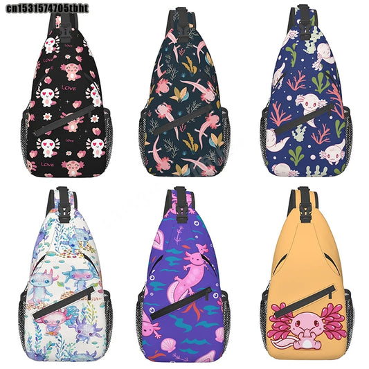 01-Zaino monospalla casual – palestra, viaggio e tempo libero 🎒