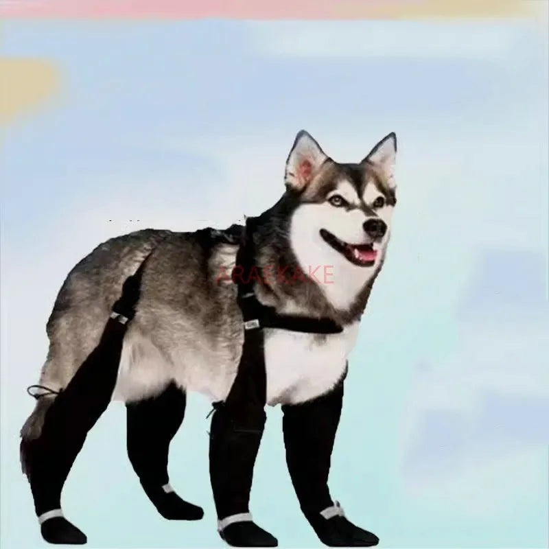 08a-Waterproof and non-slip boots for dogs of all sizes