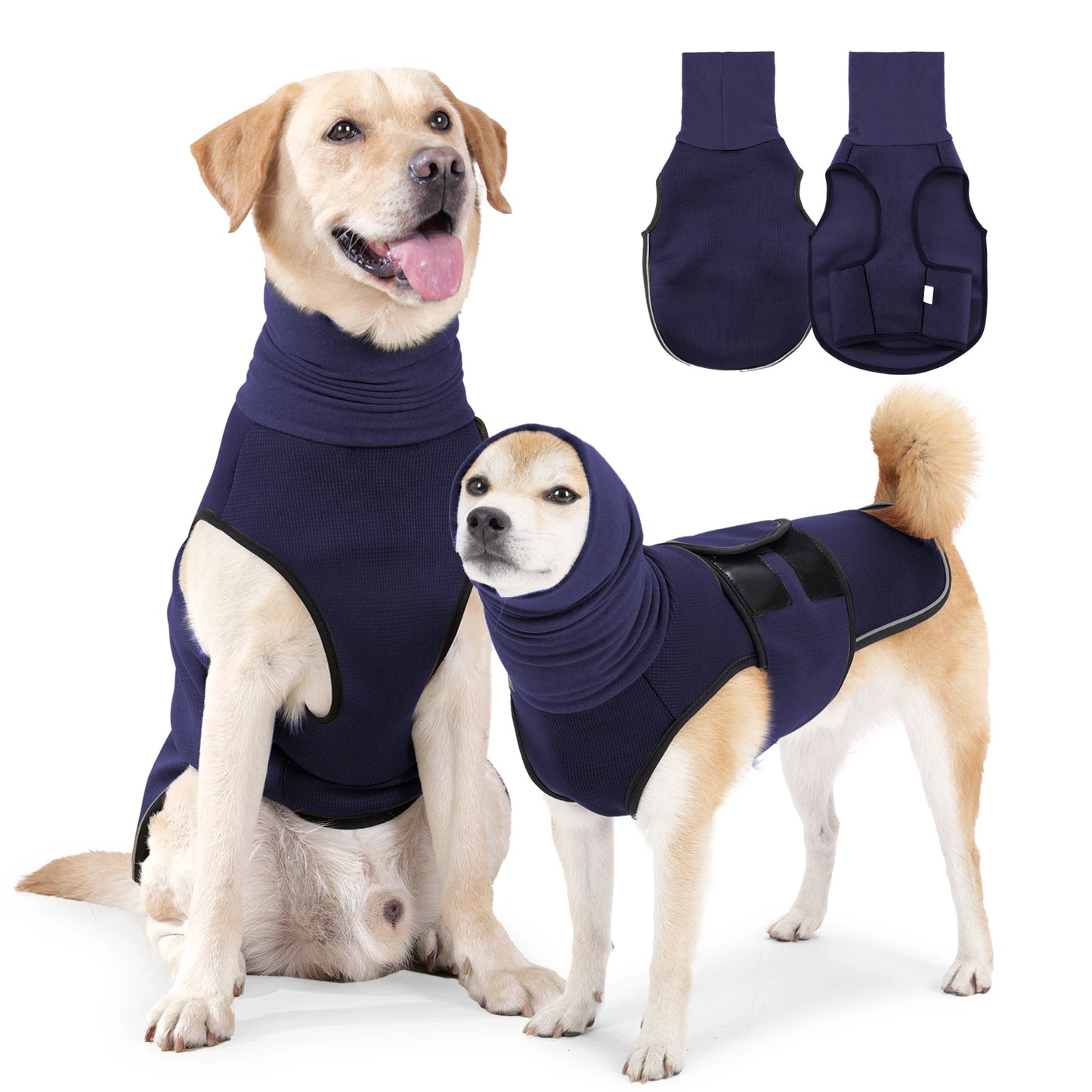 001-Dog Anxiety Vest - Body and Ears