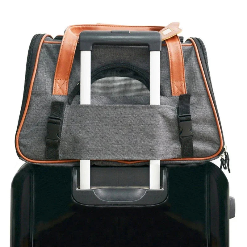 14-Shoulder bag-carrier for dogs and cats.