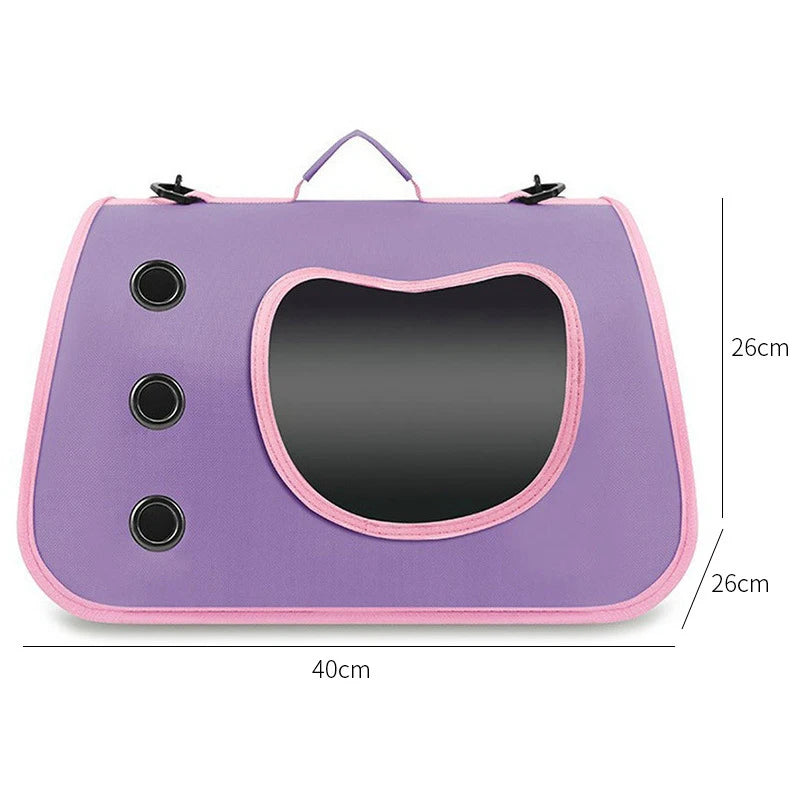 001-Portable Cat Carrier for Small Pets