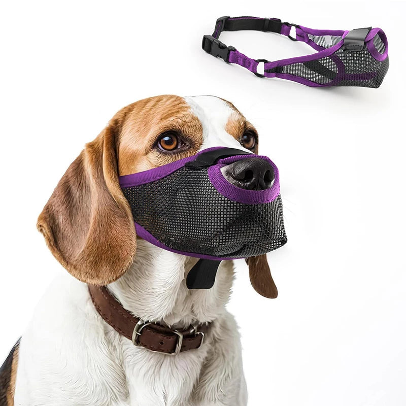 09-Filtering Mesh Muzzle for Dogs – Safety and Comfort
