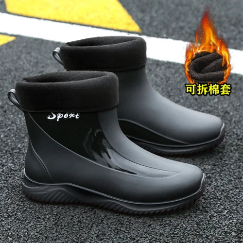 00-Stivali caldi e impermeabili unisex – perfetti per pioggia e neve