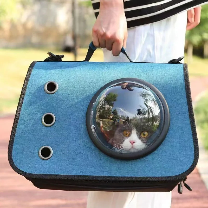 14-Space porthole carrier for dogs and cats.