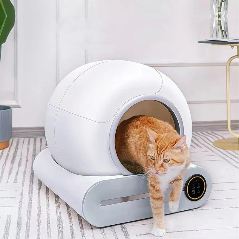 15-Automatic self-cleaning litter box.