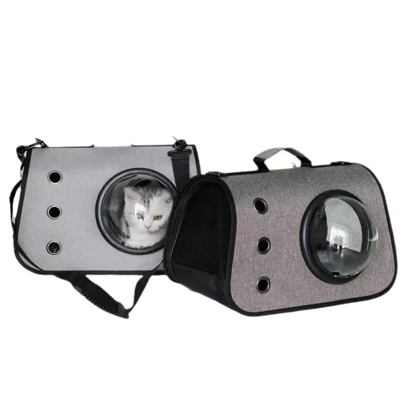 14-Space porthole carrier for dogs and cats.