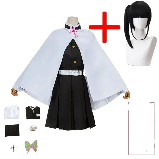 90-Demon Slayer Nezuko Kamado Cosplay Kimono Women Halloween