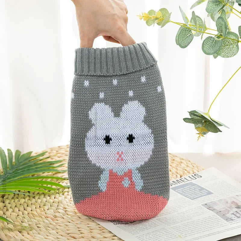 07-Autumn themed sweater for small pets.