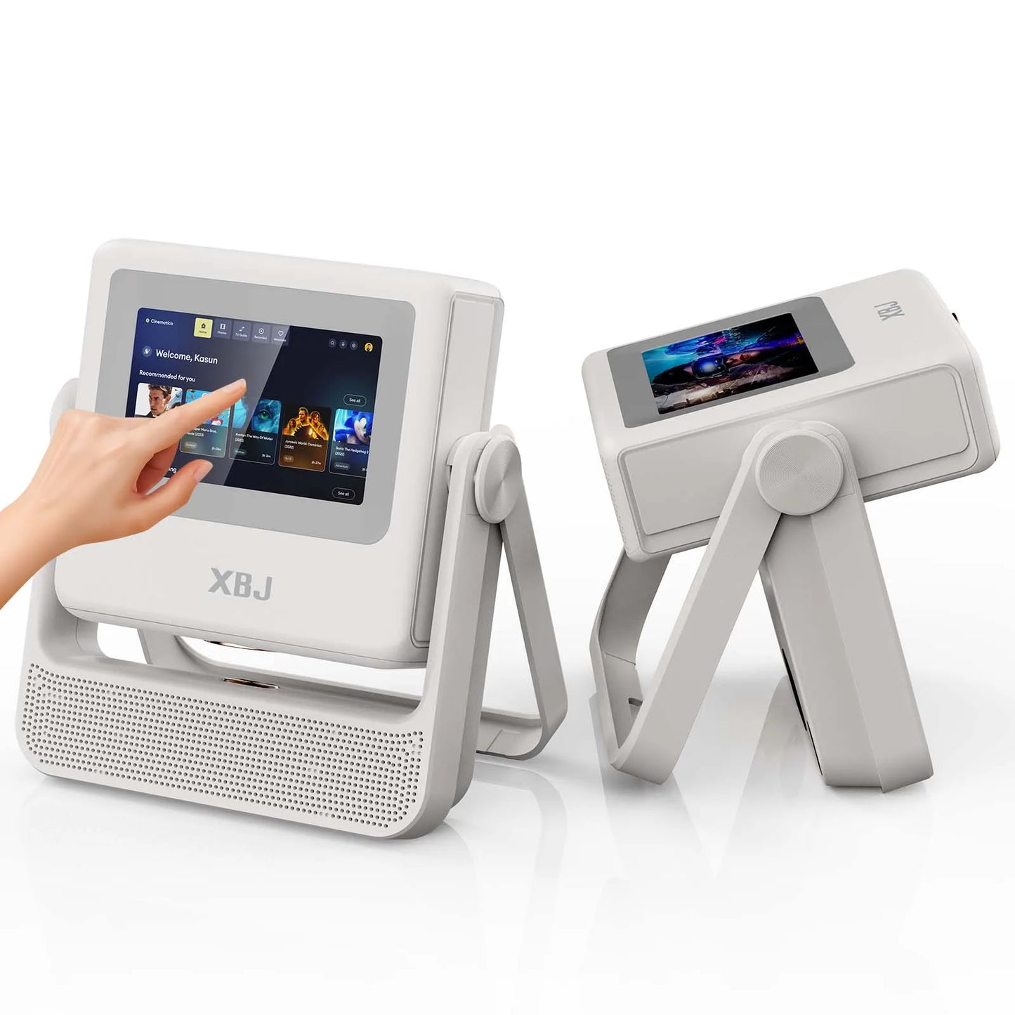 0-Proiettore Smart XBJ A5 Pro 4K WiFi 6 Touchscreen 1080P