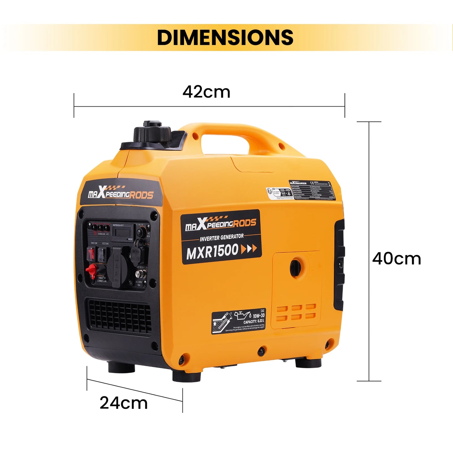 00-Lifestyle|Generatore Inverter 1200W MXR1500 Silenzioso 4 Tempi