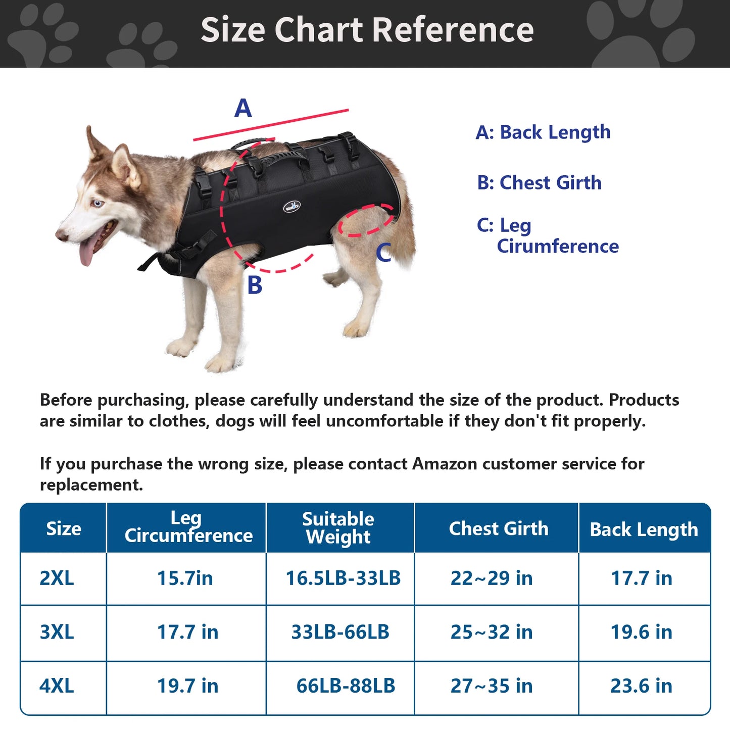 12-🐾 Wakyto Sling Carrier - Pettorina di Sollevamento e Supporto Premium per Cani 🐾