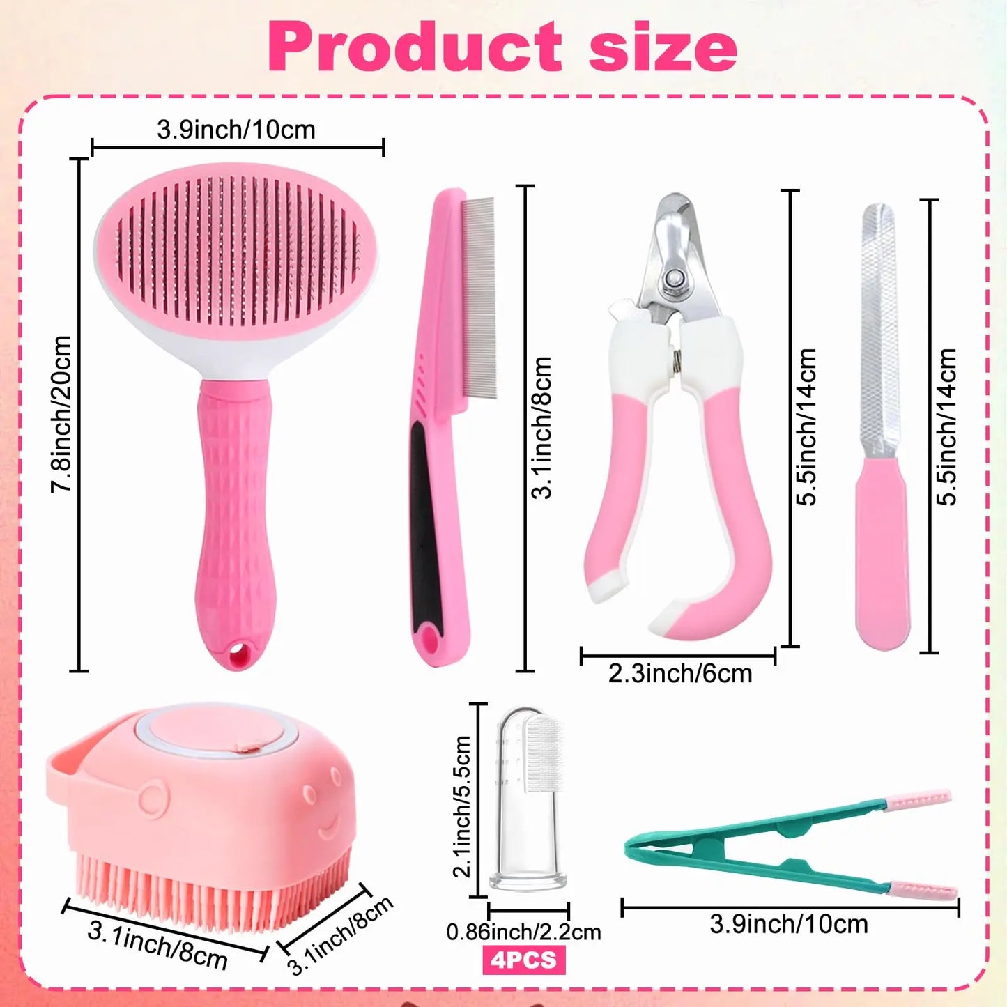 13-in-1 Grooming Kit for Dogs and Cats – Complete At-Home Care