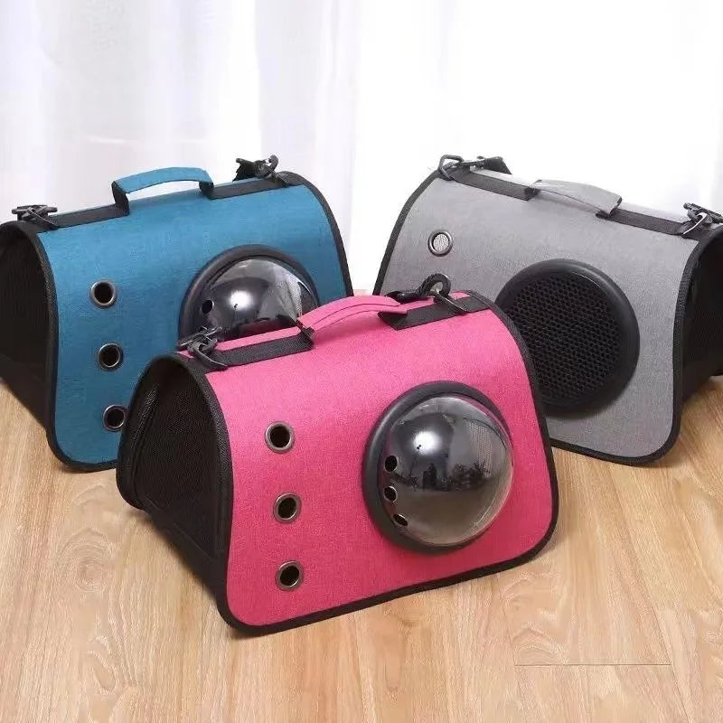14-Space porthole carrier for dogs and cats.