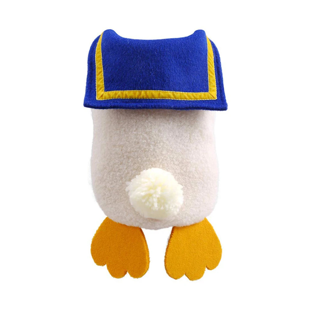 07-Costume per animali di piccola taglia a tema papero.