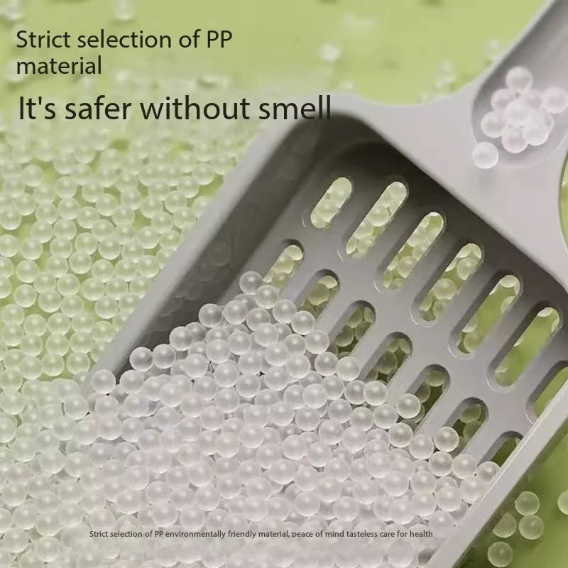 15-Open, Odor-Free Cat Litter Box with Scoop and High Capacity