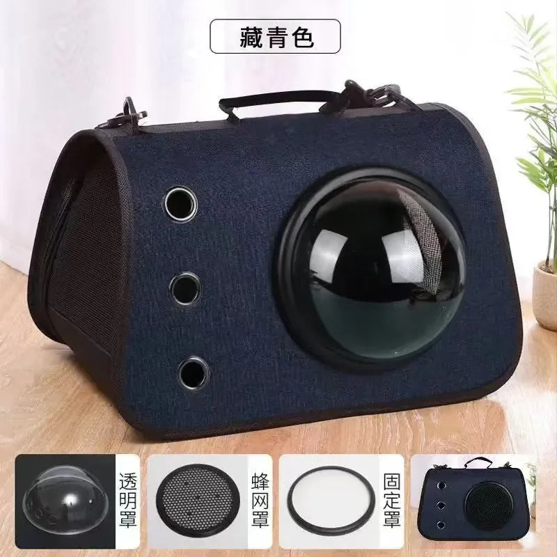 14-Space porthole carrier for dogs and cats.