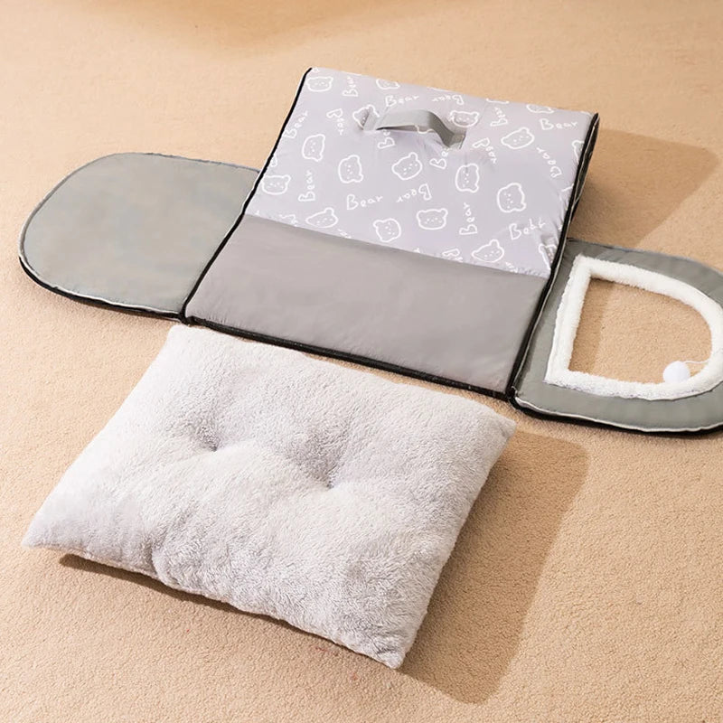 10-Cuccia Invernale-Calda Antiscivolo e Lavabile per cani e gatti