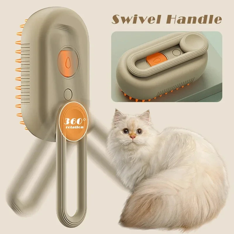 13-Steam Brush for Dogs and Cats – Cleaning, Massage, and Wellness 🐾