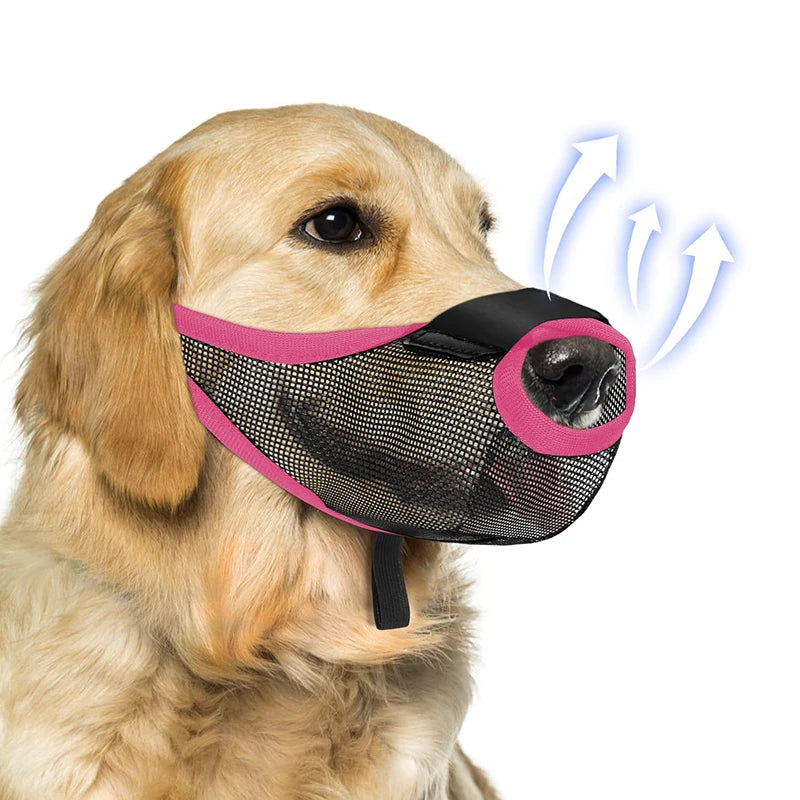09-Filtering Mesh Muzzle for Dogs – Safety and Comfort