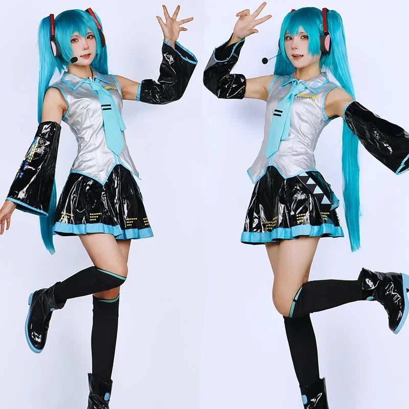 90-Miku Cosplay Costume Women's Complete School Uniform JK