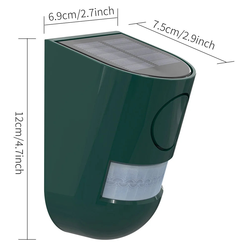 00-Sensore di movimento a infrarossi con sirena e luce stroboscopica