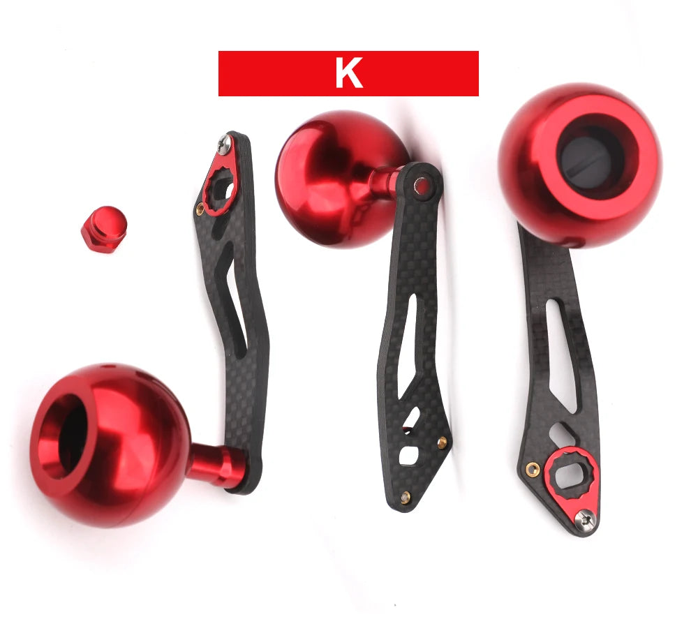 23-ROLLFISH Carbon Fiber Reel Handle Lightweight 19-29g.
