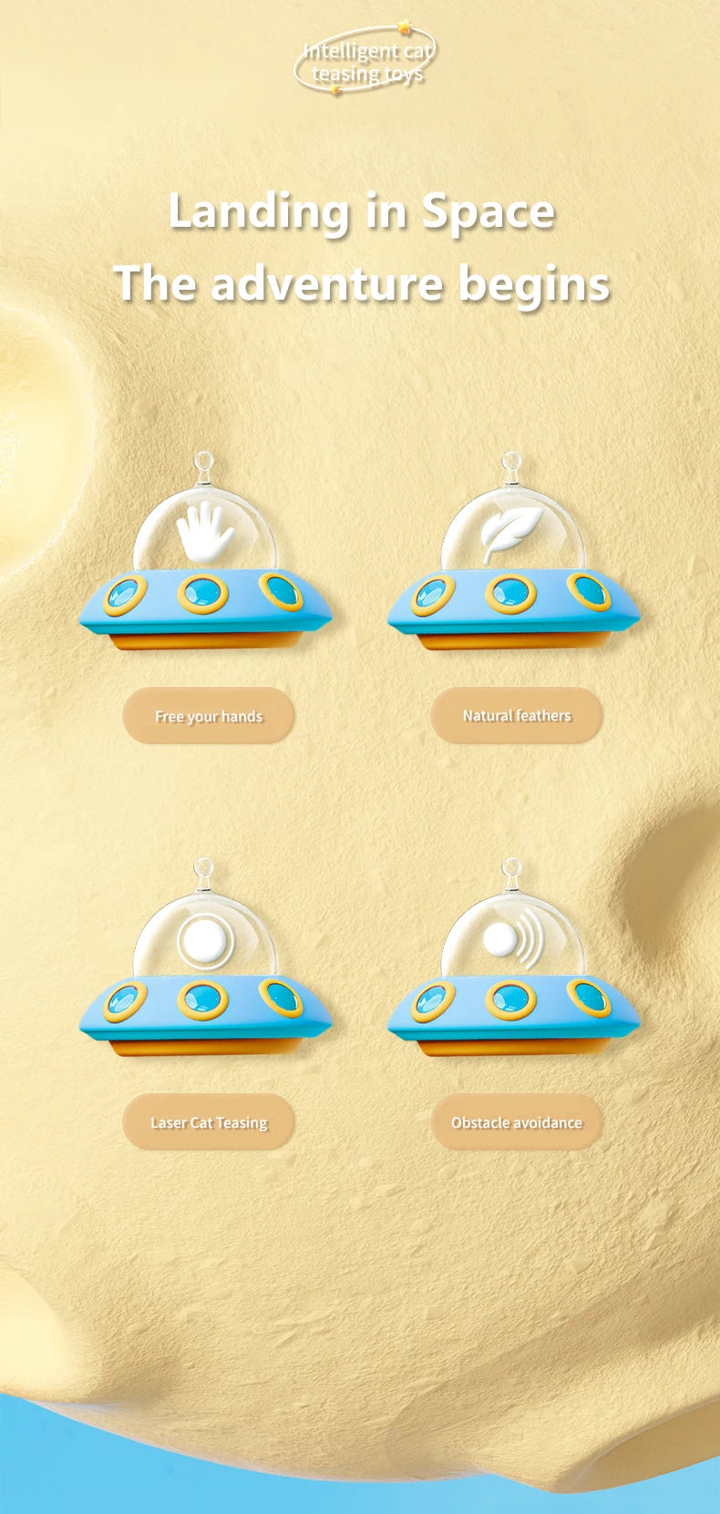 04-Smart Teaser Cat – Interactive Feather Toy for Cats