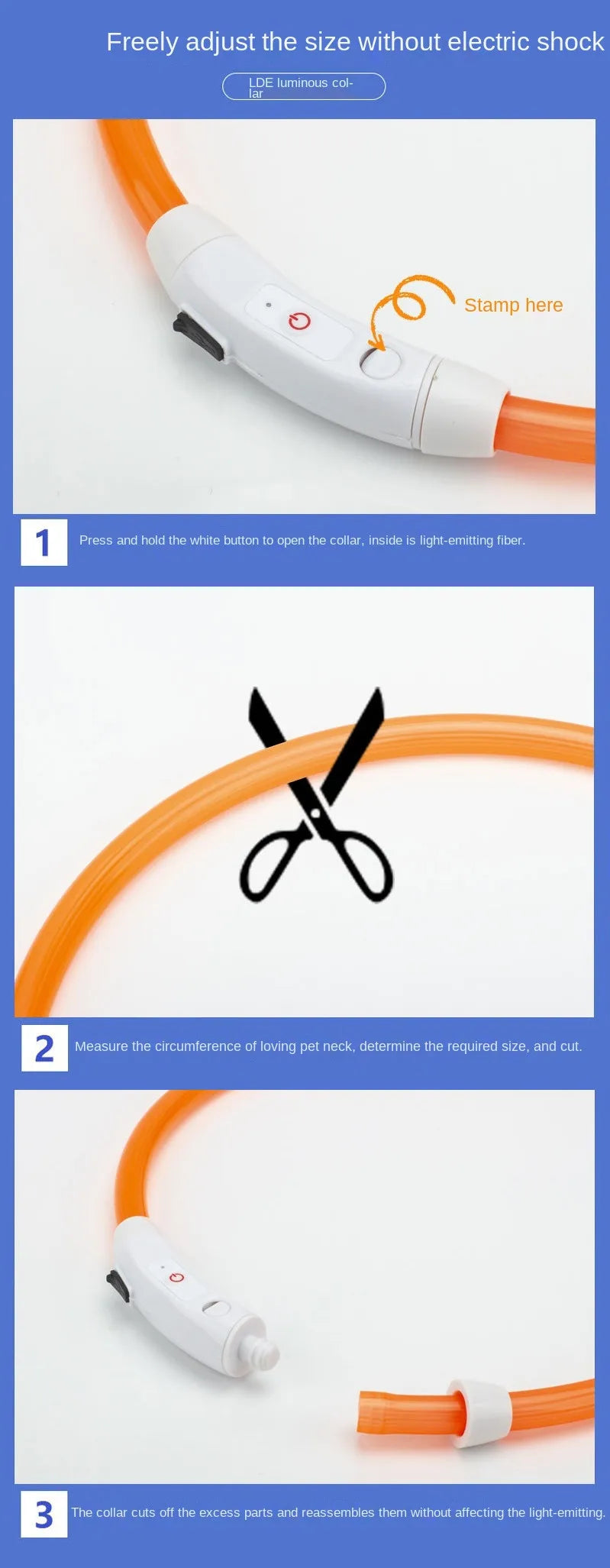 05-USB LED Collar for Night Walking with Your Dog