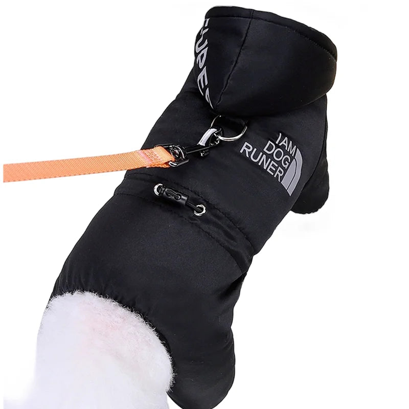 08-Tuta Invernale Calda e Spessa Impermeabile per Cani di Piccola Taglia e Cuccioli