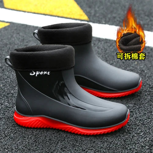 00-Stivali caldi e impermeabili unisex – perfetti per pioggia e neve