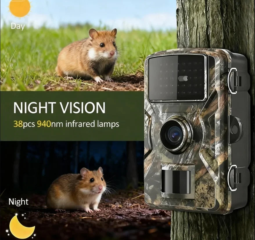 00-Lifestyle| Trail Camera 1080P IP66: Fototrappola Notturna outdoor