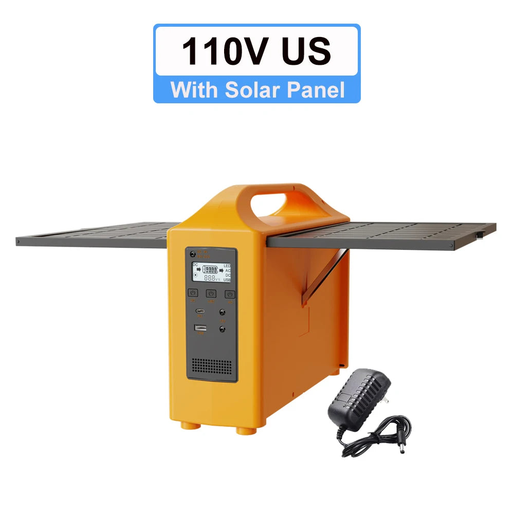 00-aPower Station 100W LiFePO4: Generatore Solare Portatile 24000mAh
