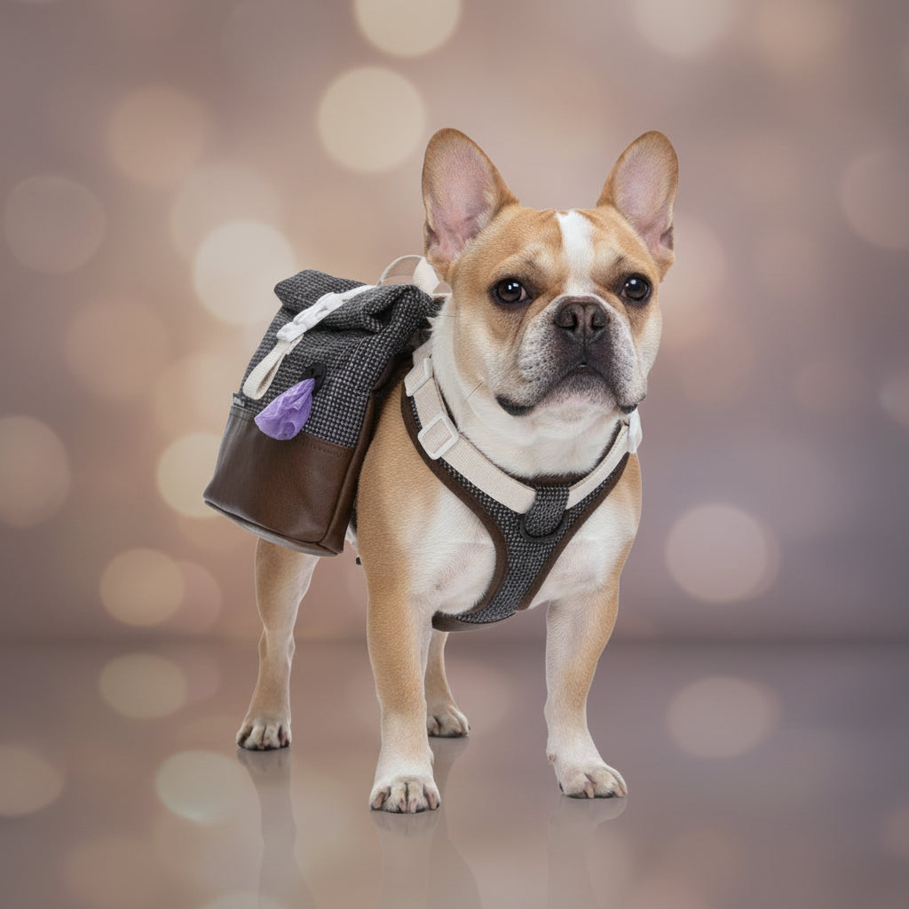00-Zainetto Cane con Pettorina Regolabile e Dispenser Sacchetti | 44