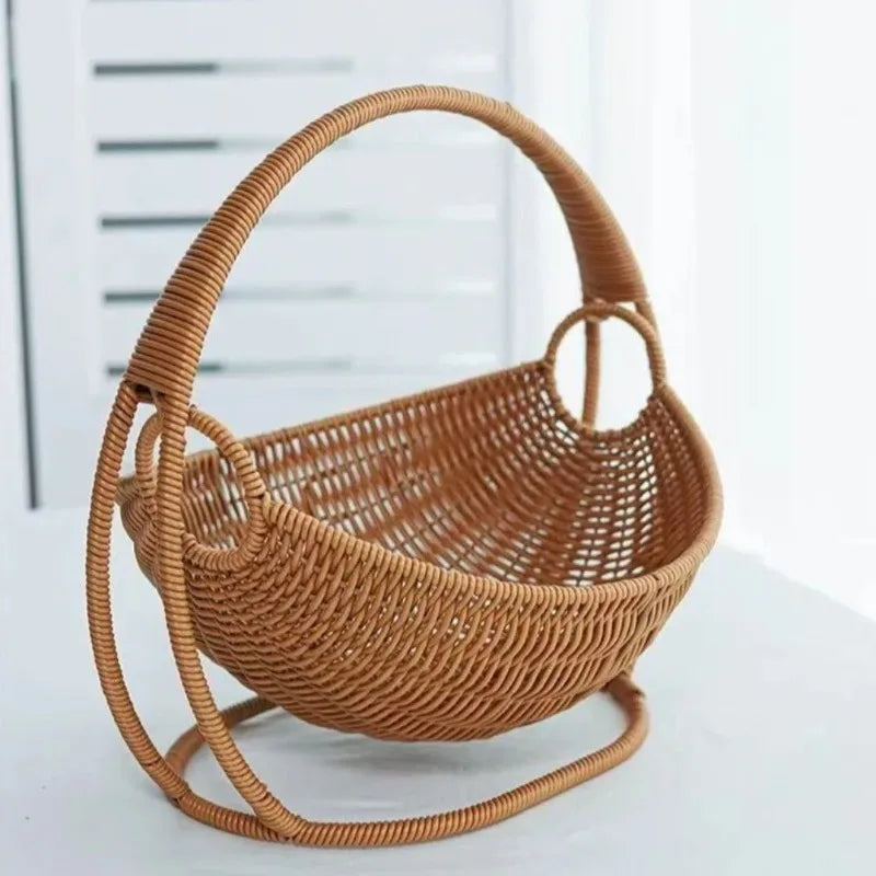 00-aTiragraffi | Amaca per Gatti in Vimini con Design a Cesto Moderno