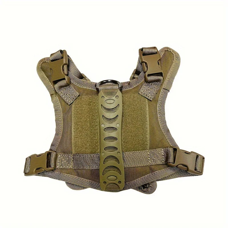 03-Adjustable Tactical Vest for Small Dogs – Outdoor &amp; Training