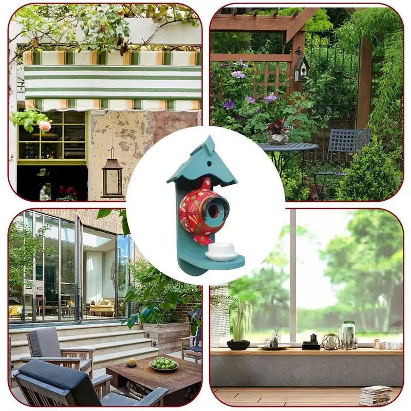 27-Teapot themed bird nest.