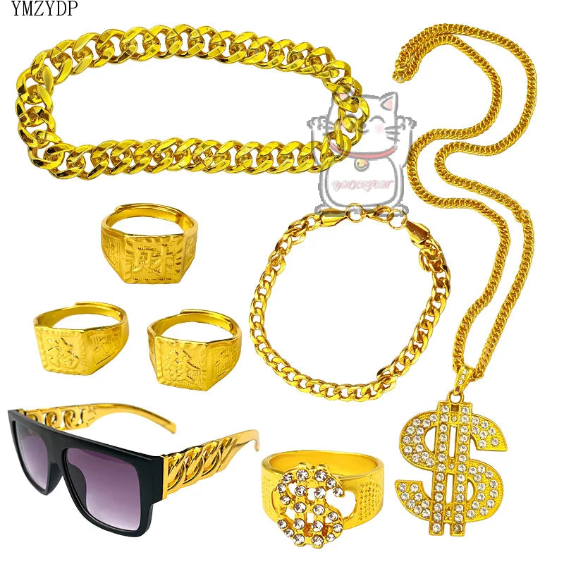 90-Costume Sceicco Arabo Deluxe: Vestito Carnevale e Halloween Adulto