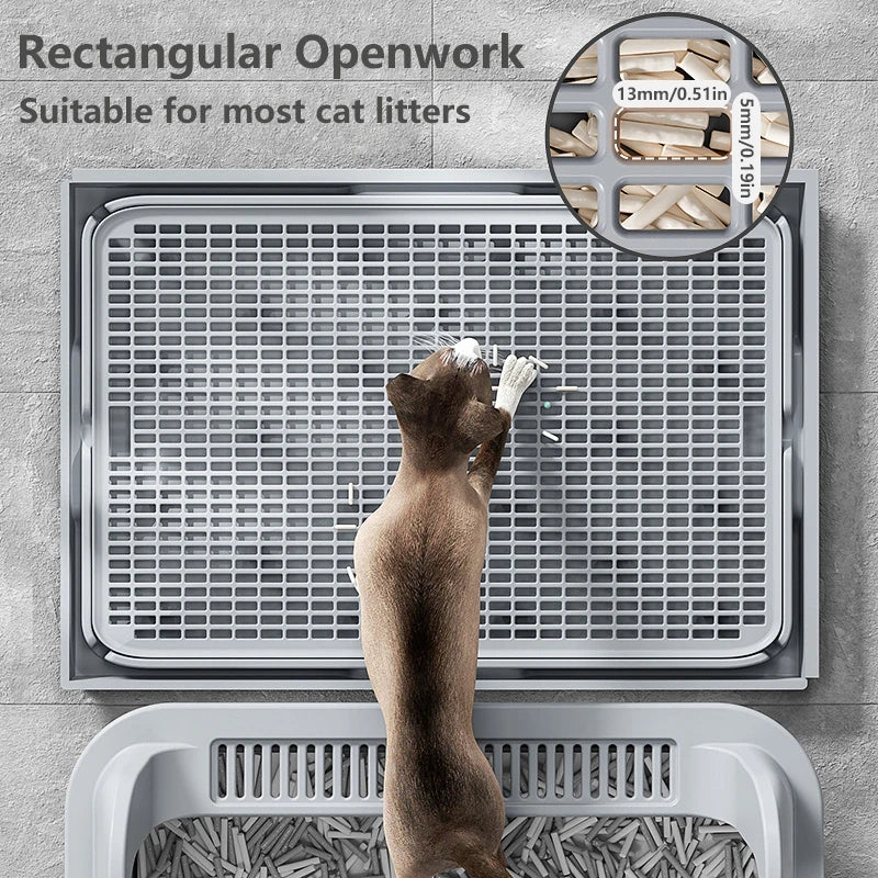 18-Waterproof Double-Layer Litter Mat – Anti-Scratch, Washable