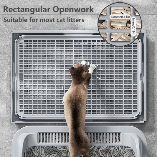 18-Tappetino Igienico Impermeabile a Doppio Strato per Lettiera – Antigraffio, Lavabile