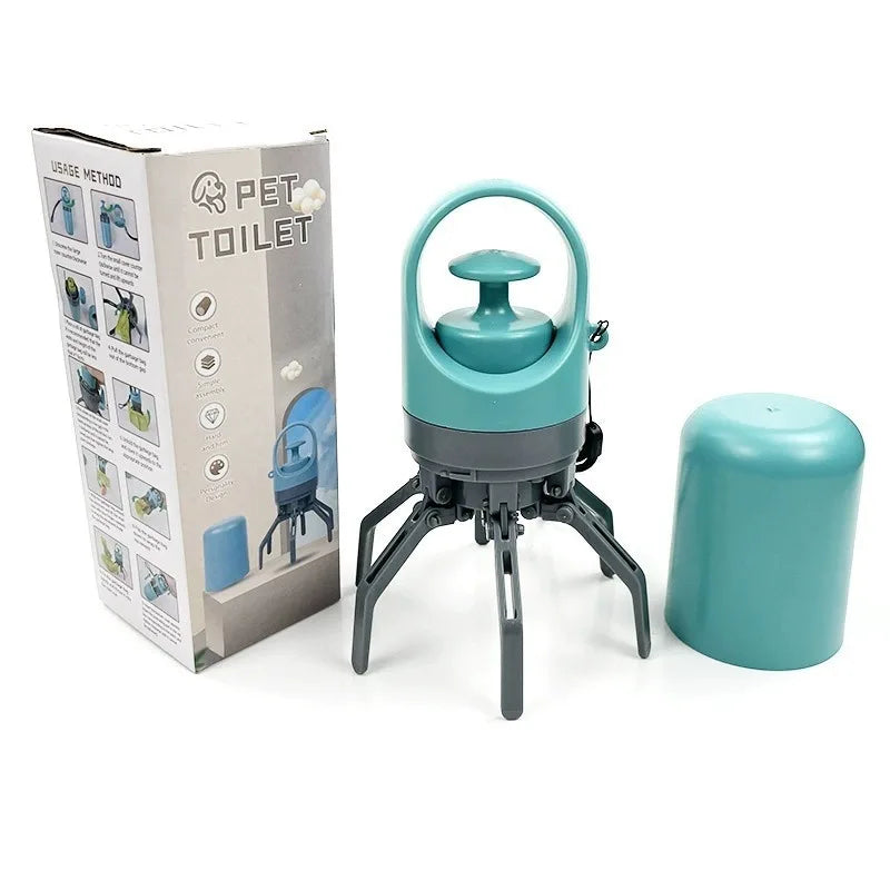 00-aRaccogli Feci per Cani Portatile a Pinza con Dispenser