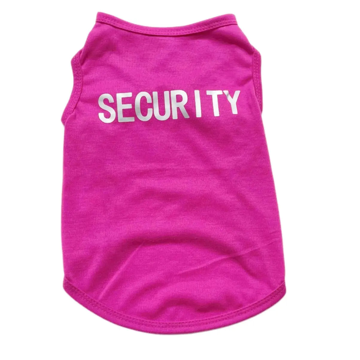 08-Costumino con scritta security per animali di piccola taglia.
