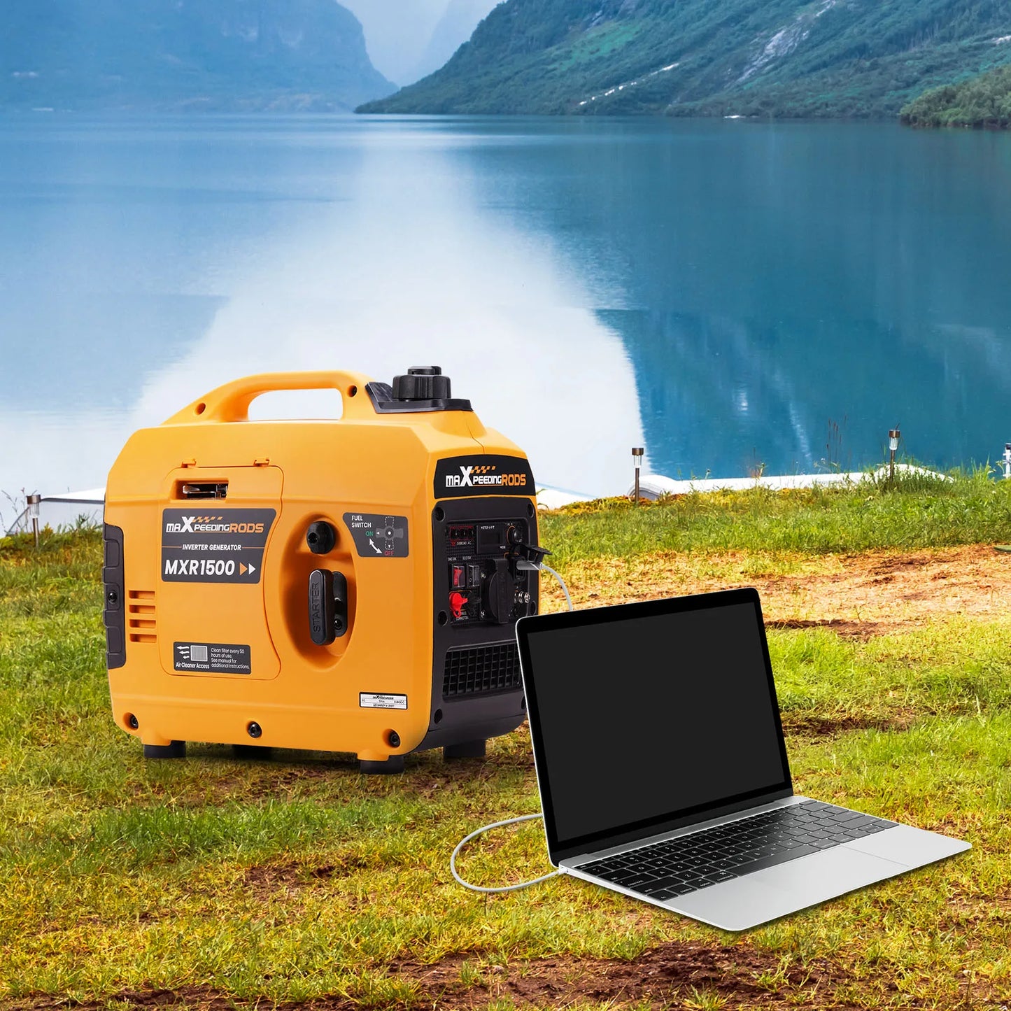 00-Lifestyle|Generatore Inverter 1200W MXR1500 Silenzioso 4 Tempi