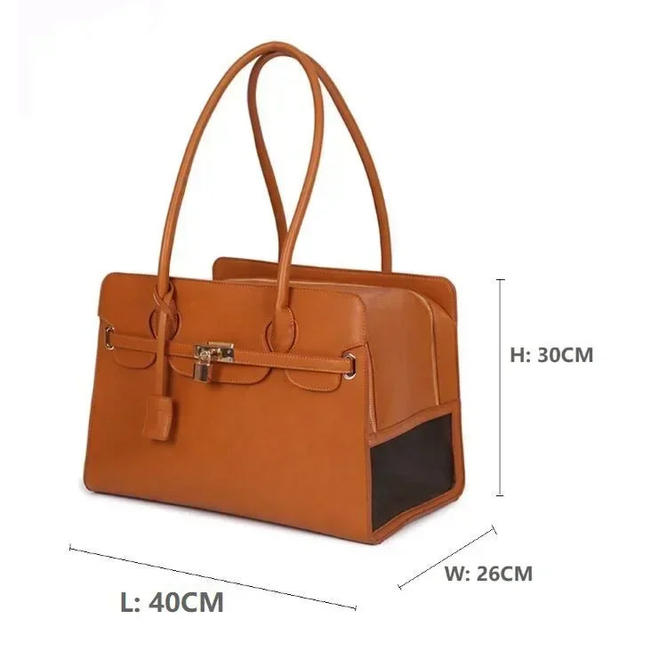 001-Elegant Pet Carrier for Dogs and Cats – Travel Bag.