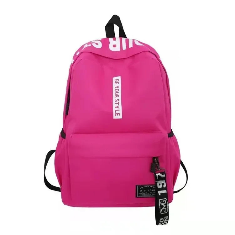 01-Zaino scuola unisex – capiente, leggero e alla moda 🎒