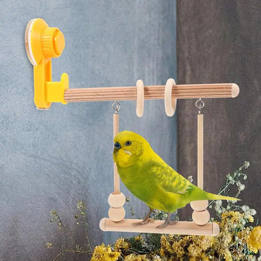 26-Il Balcone del Pappagallo – Trespolo a Ventosa per Finestre & Vetrate