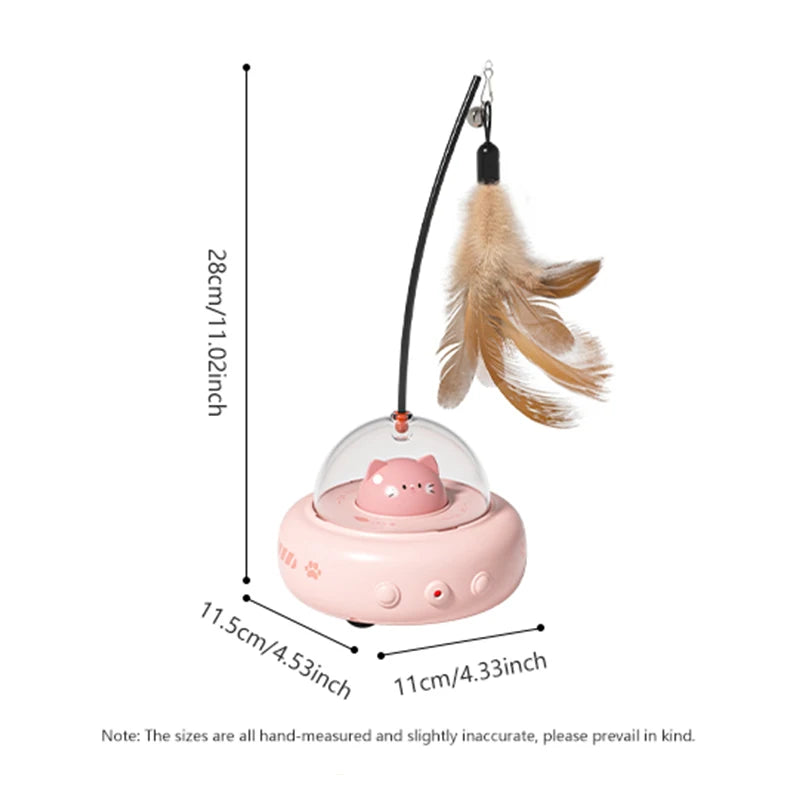 04-Smart Teaser Cat – Interactive Feather Toy for Cats